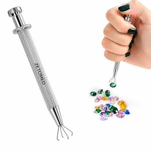 Ensemble de 5 outils pour bijoux, pinces à graver en acier inoxydable, support à griffes, outils de précision pour la fabrication de bijoux, ZetomedPro - Product Image 4