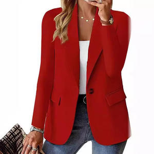 Blazer d'affaires élégant pour homme, personnalisé, de haute qualité, en gros, à double boutonnage, couleur unie, avec revers et manches fendues, tendance - Product Image 2