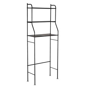 Scaffale portaoggetti a 3 livelli da posizionare sopra il WC, facile da montare, salvaspazio per il bagno. - Product Image 1
