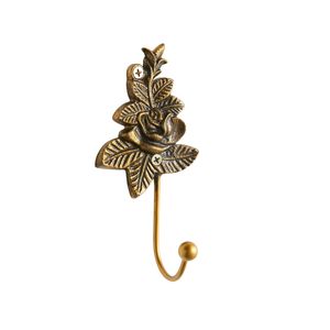 Modern Decorative <b>Metal</b> Multi-Hook Wall Mounted Coat <b>Rack</b> - Space-Saving Hanging Rail for <b>Clothes</b>, Hats, Towels, and Bags - Product Image 4