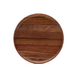 Handmade Solid Wood Dinner <b>Plate</b> With Smooth Finish For Luxury Tableware Kitchen Dining And Food Presentation - Product Image 4