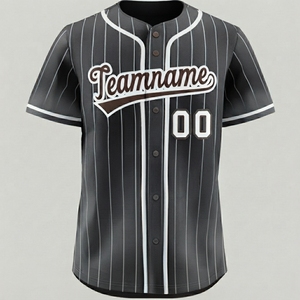 Maillot de baseball professionnel personnalisé avec logo, uniforme de baseball à boutons intégraux, fournisseur OEM, uniforme de baseball d'équipe anti-humidité - Product Image 1