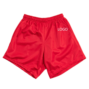 Shorts de sport personnalisés pour hommes, en maille respirante, pour la course à pied, écologiques, décontractés, à taille élastique, en nylon peigné, séchage rapide, imperméables - Product Image 3