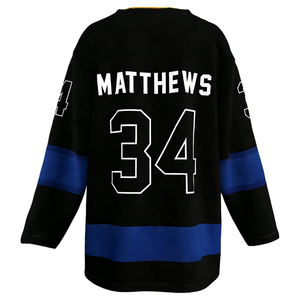 เสื้อฮอกกี้น้ำแข็งแบบสั่งทำขายส่ง พิมพ์ลายได้ตามต้องการ ระบายอากาศได้ดี แขนยาว สำหรับนักกีฬาทีม |   การผลิตโดยตรงจากโรงงาน - Product Image 1