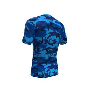 Camisetas de Compresión Deportivas de Manga Corta con Cuello Redondo para Adultos, Sublimadas, Unisex, Antibacterianas, de Secado Rápido, para MMA - Product Image 2