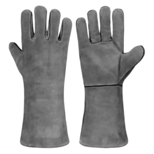 Hot Sale Customized Logo Split Leather Welding <b>Gloves</b> Reflective Safety Construction BBQ <b>Gloves</b> for Industrial Use - Product Image 6