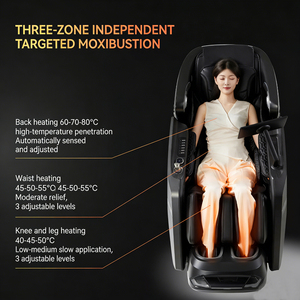 Fauteuil de massage de réflexologie plantaire TCM avec grattage et rouleaux pour les mollets, chaleur 3 zones, soulagement des méridiens, idéal pour les cliniques de spa et les centres de bien-être - Product Image 6