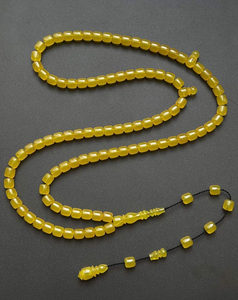 Rosario Musulmán de Resina Ecológica Hecho a Mano, 33 Cuentas, Joyería Islámica Tasbih, 10mm, Turquesa Colorido - Product Image 5