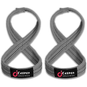 Meilleur équipement de fitness et de gymnastique Sangles de levage de la terre d'exercice de yoga Sangle en coton à huit sangles de gymnastique à usage intensif Paire de sangles OEM - Product Image 4