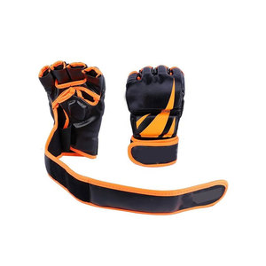 ถุงมือ MMA แบบตาข่ายระบายอากาศครึ่งนิ้ว สำหรับการฝึกซ้อม  ถุงมือ MMA ซับแรงกระแทกสำหรับการฝึกซ้อมกับกระสอบทราย - Product Image 2