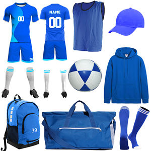 Paquete de Uniformes de Fútbol, Ropa Deportiva, Impresión Digital Personalizada, Pantalones Cortos 100% Poliéster, Logotipo Personalizado, Uniforme de Fútbol Completo - Product Image 1