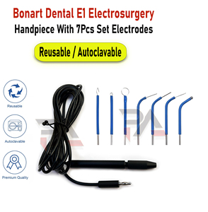 Bonart Dental E1 - Pieza de mano de electrocirugía con 7 electrodos Bonart, juego reutilizable y autoclavable - Product Image 4