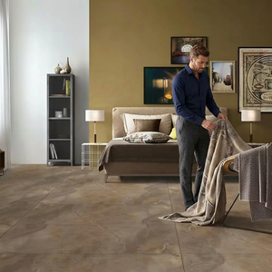 Carvela Beige 600x1200 Finition Mat Emaillée Antidérapante Carrelage de Sol en Céramique Porcelaine Gris Clair 60x120cm - Product Image 1