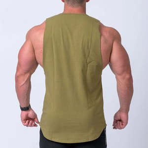 Débardeur de sport pour homme à capuche, tricoté, avec empiècements perforés, uni, pour la musculation - Product Image 6