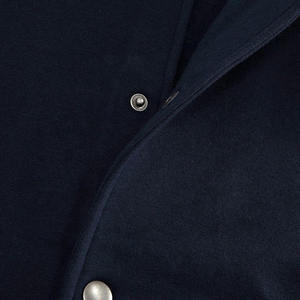 Chaqueta Bomber Varsity de Lona Satinada con Recubrimiento Personalizado a Precio de Fábrica, con Franjas de Colores, Formal, Impermeable, para Hombre, Primavera - Product Image 3