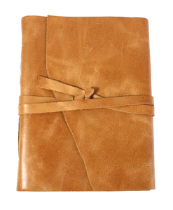 Carnet en cuir marron A5 personnalisable, fait main, papier en coton recyclé, couverture rigide, impression personnalisée, agenda, cadeau, 100 feuilles - Product Image 1