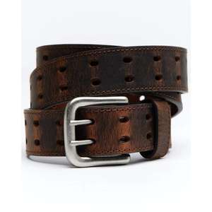 Ceinture formelle pour homme en cuir de vache véritable faite à la main, vintage, écologique, durable - Qualité supérieure, cadeau - Product Image 6