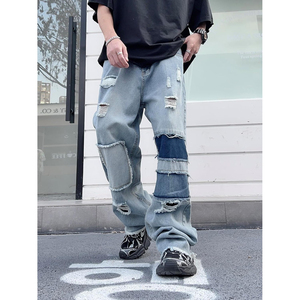 Pantalones Vaqueros Negros Holgados para Hombre, Estilo Original, Lavados, Nuevo Lanzamiento, Talla Grande - Product Image 5