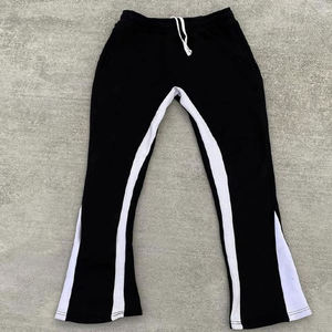 Pantalons évasés pour femmes, taille haute, extensibles, coupe cloche, vêtements décontractés, tissu doux, look élégant - Product Image 2