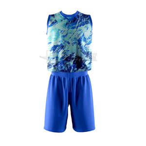 Tenue d'entraînement de volley-ball de dernière conception fabriquée en usine, uniforme de volley-ball de couleur unie - Product Image 6