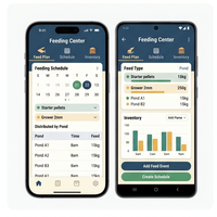 Aplicación de Gestión de Agua para Piscifactorías Inteligentes RoyalCraft - Versión Empresarial Disponible para IOS/Android/Linux/Mac