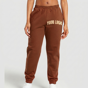 Pantalon de survêtement personnalisé pour femme, conception OEM, sportswear d'hiver en dentelle, joggers de fitness avec poches, tenue décontractée, pantalon de survêtement premium pour femme - Product Image 1
