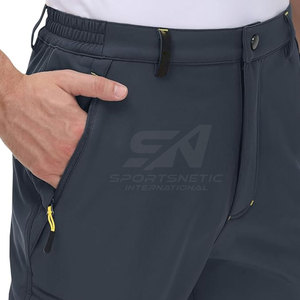 Vêtements de randonnée confortables pour l'extérieur avec un design en tissu flexible, pantalon softshell pour l'aventure, pantalon softshell - Product Image 4
