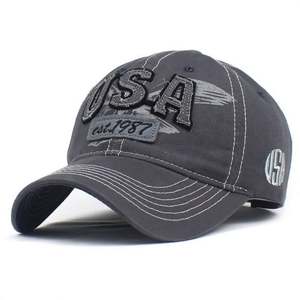 Gorra de Béisbol Personalizada con Letras Bordadas en 3D, Estilo Deportivo Vintage Desgastado Unisex, con Tela Común - Product Image 4