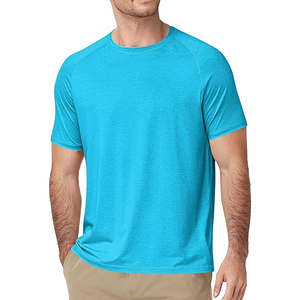 <b>Men</b> Short Sleeve Quick Dry Athletic T <b>Shirt</b> Olive Green Polyester Sportswear Top <b>Men</b> Athletic <b>Compression</b> Rash Guard T <b>Shirt</b> - Product Image 6