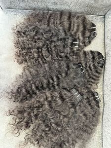Cabello Remy Indio Rizado Natural para Dropshipping, Cabello Humano Indio Virgen Sin Procesar de la India, Cabello Indio Natural en Venta, Paquete de 100g - Product Image 2