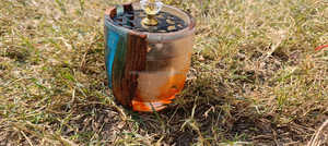 Brûleur à bakhoor en résine, artisanal de luxe, porte-encens moderne, design moderne, ramadan, eid - Product Image 2