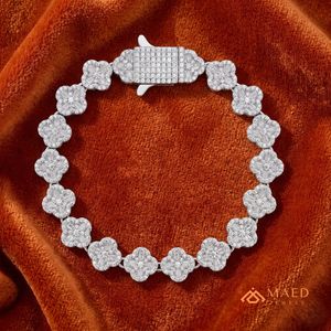 Pulsera de Cadena Fina con Moissanita Plateada, Joyería de Lujo Estilo Nueva York, Regalo Elegante para Uso Diario - Product Image 5