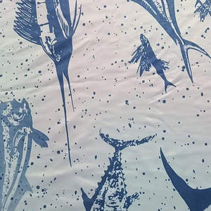 Hoodie de pêche pour homme UPF 50 à manches longues, imprimé par sublimation, anti-UV, protection solaire, motif poisson bleu, vêtements d'extérieur - Product Image 2