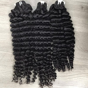 Extensions de cheveux bouclés ondulés pour la fabrication de perruques avec fermeture, cheveux super double drawn de qualité vietnamienne, cheveux humains de haute qualité, vente chaude - Product Image 3