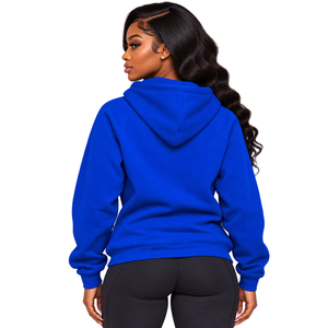 เสื้อฮู้ด Sigma Gamma Rho สีน้ำเงินรอยัล ผ้าฟลีซพรีเมียม ปักตัวอักษรกรีก มีกระเป๋าจิงโจ้ เสื้อสเวตเชิร์ตลำลองสำหรับชมรมนักศึกษา - Product Image 2