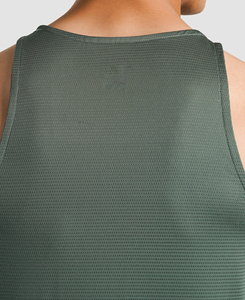 2026 Men's New Arrival Custom Casual Solid Tank <b>Tops</b> High Quality Durable Quick Dry 100% Polyester Fitness Wear Breathable - Product Image 5