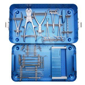 Juego de Instrumentos Ortopédicos de Alta Calidad, Kit Quirúrgico Manual Reutilizable, Herramientas de Acero para Operaciones Óseas, Uso Hospitalario, Exportación Profesional - Product Image 2