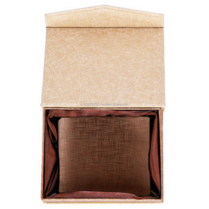 Cartera corta de cuero genuino para hombre con estilo, cierre abierto, tarjetero con bloqueo RFID, monedero, logotipo personalizado, patrón geométrico, venta al por mayor - Product Image 6