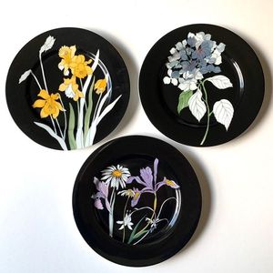 Custom Shaped Cup Coasters <b>Set</b> Printed Acacia Wood Handcrafted for Home and Office Decoration at Star Crafts India - Product Image 1