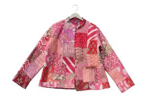 Chaqueta acolchada reversible con forro Chaqueta de retazos Chaqueta moderna para mujer - Product Image 3