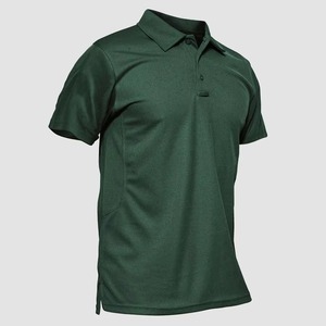 Vente en gros de T-shirts Polo de golf pour hommes, personnalisables avec logo brodé, 100% polyester, manches courtes, uniforme de design - Product Image 5