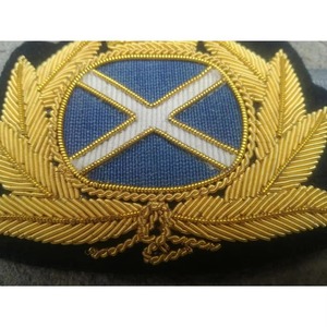 Top Hot Premium Design Your Own Handmade Gold Bullion <b>Wire</b> Sew-On Badges with <b>Magnet</b> Lightweight Embroidered Patches - Product Image 5