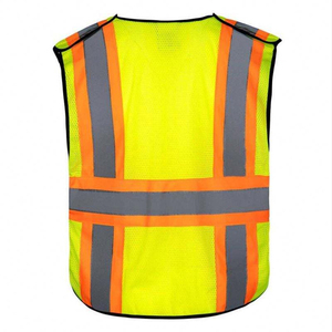 Gilet de sécurité personnalisable avec bande réfléchissante haute luminosité, vêtement réfléchissant avec logo - Product Image 5