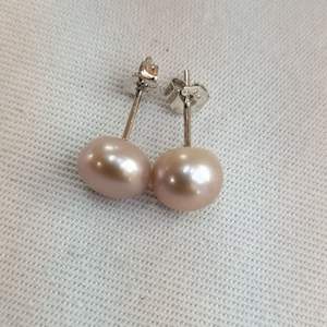 Self-Raised Freshwater <b>White</b> Powder & Purple Flat <b>Pearls</b> Diverse Sizes for Quality <b>Earrings</b> - Product Image 4