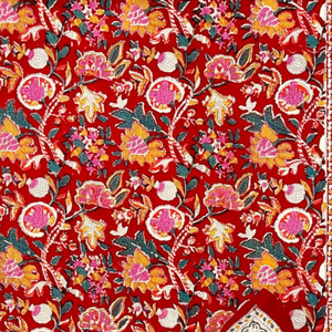 Parure de lit 3 pièces en coton imprimé à la main de Jaipur, taille King, teintures non toxiques, douce, respirante, écologique, 200 fils, lavable en machine - Product Image 3