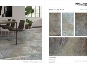 Carreaux de porcelaine style moderne avec surface métallique 60x120cm 600x1200mm 24x48 pour un design élégant de murs et sols intérieurs - Product Image 5