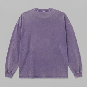 Camiseta de Algodón Bordada Desgastada Oversize Casual para Mujer, Cuello Redondo, Manga Corta, Ajuste Holgado, Estilo Urbano, Calidad Premium - Product Image 2