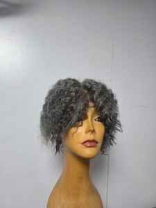 Perruque complète en cheveux humains bruts 100% naturels avec cheveux indiens bouclés Remy - Product Image 6