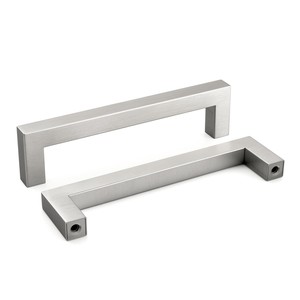 Stainless Steel Minimalist Cabinet Pulls Wholesale | Modern Drawer Handles - Product Image 1