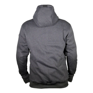 Sudadera con capucha y cremallera para hombre, diseño moderno, color sólido, corte regular, informal, de algodón French Terry, para otoño, con posibilidad de logotipo personalizado. - Product Image 2